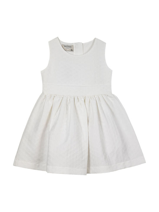 Energiers Kids Dress Sleeveless ecru