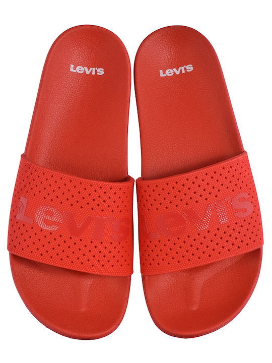 Levi's Men's Slides Red