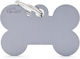 My Family Basic Aluminium Dog ID Tag Bone Gray ...