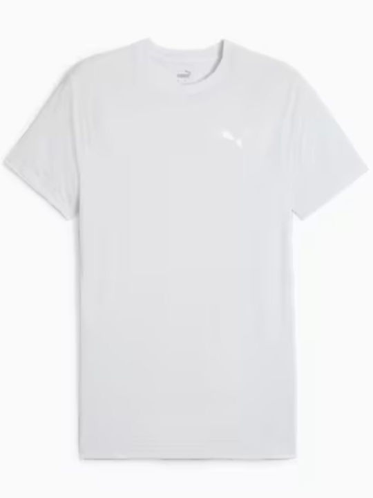 Puma T-shirt Bărbătesc cu Mânecă Scurtă Gri