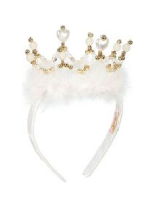 Souza For Kids White Kids Headband with Crown