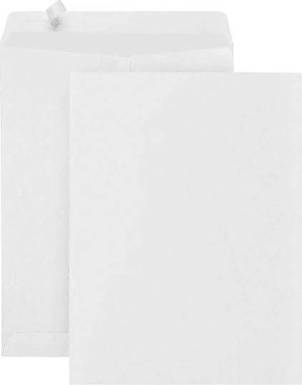 Metron Set of Envelopes Correspondence with Adhesive 250pcs in White Color