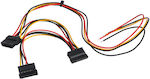 Akyga Atx Ak-sc-24 Molex/sata/sata - Cable 0.4m (AK-SC-24)