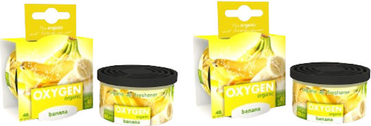 Ucare Car Air Freshener Can Console/Dashboard Banana 48gr 2pcs