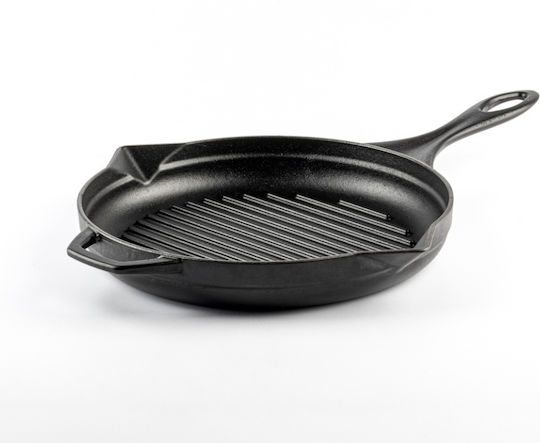 Hosse Black Onyx Cast Iron Grill with Enamel Coating 24cm