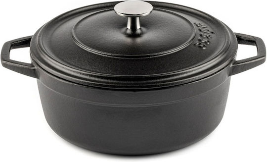 Hosse Solagio Дълбока Тенджера от Чугун 20см Black Onyx