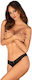 Obsessive Latinesa Femei Sexy Slip cu decupaje Negru