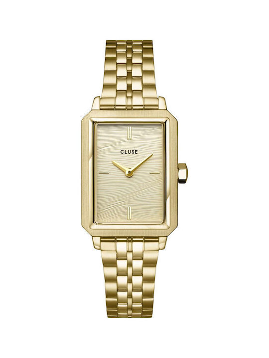 Cluse Fluette Uhr mit Gold Metallarmband