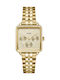 Cluse La Tetragone Women's Watch with Gold Metal Bracelet