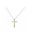 Damen Gold Kreuz 14K