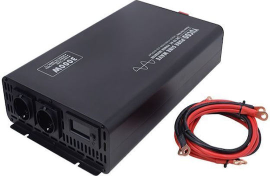 Amarad YK-3000L-12 Καθαρού Ημιτόνου Inverter Ισχύος 3000W με Τάση Εισόδου 12V (Μονοφασικό)