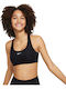 Nike Swoosh Kids' Bralette Dri-Fit Black