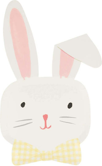 Ginger Ray Easter Bunny Πιάτο για Party 8τμχ