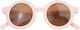 Grech & Co Στρογγυλά Παιδικά Γυαλιά Ηλίου με Polarized Φακό Ροζ