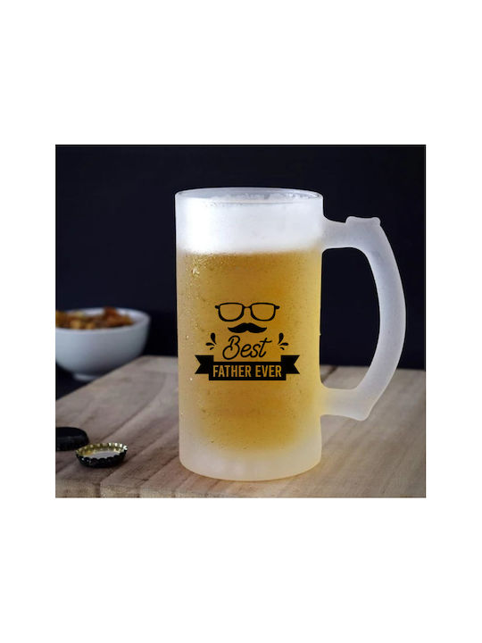 Glas Bier, μπίρας / Weißwein aus Glas Kelch
