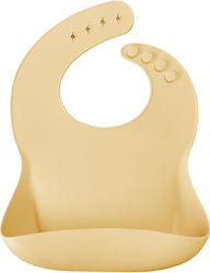 Minikoioi Αδιάβροχη Σαλιάρα Σιλικόνης Mellow Yellow