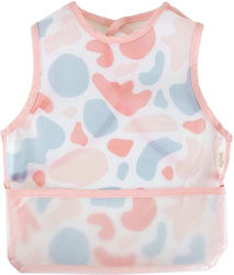 Baby Jem Αδιάβροχη Ποδιά Υφασμάτινη Pink για 6 m+