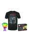 Funko Pop! Tees Movies: DC Comics - Joker M (Blacklight) (M) Special Edition