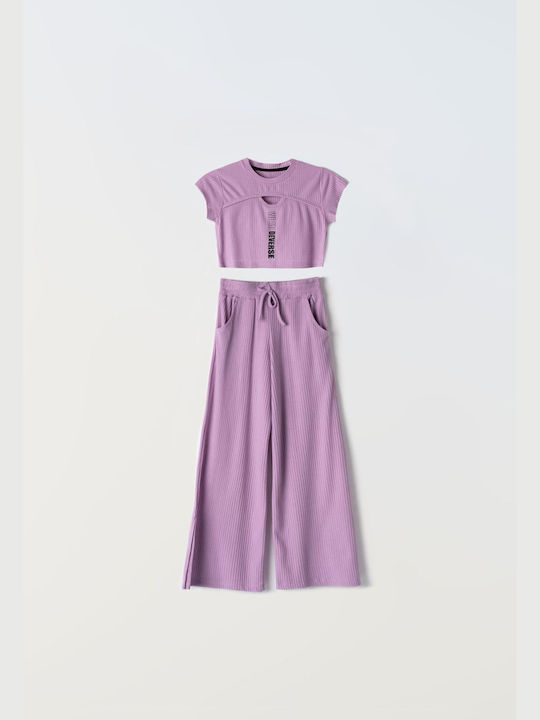 Εβίτα Kinder Set mit Hose Sommer 2Stück Lilac