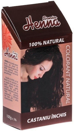 Henna Sonia Toner Fără Amoniac Castaniu Închis 100gr