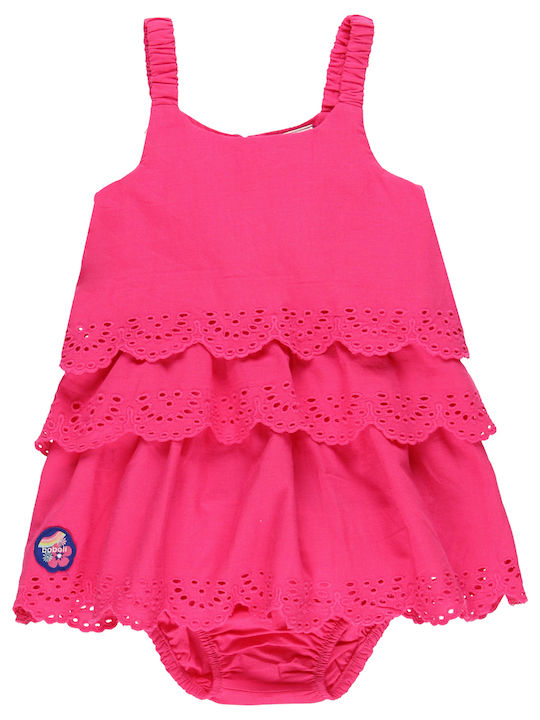 Children's Dress Sleeveless Fuchsia