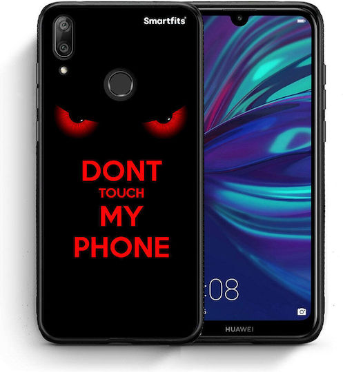 Smartfits Umschlag Rückseite Schwarz (Huawei Y7 2019 / Y7 Prime 2019)