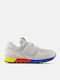 574 Classic New-b Αθλητικά Παιδικά Παπούτσια Running με Σκρατς Γκρι