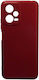 SiiPro Soft Umschlag Rückseite Metallisch 2mm Rot (Poco X5)