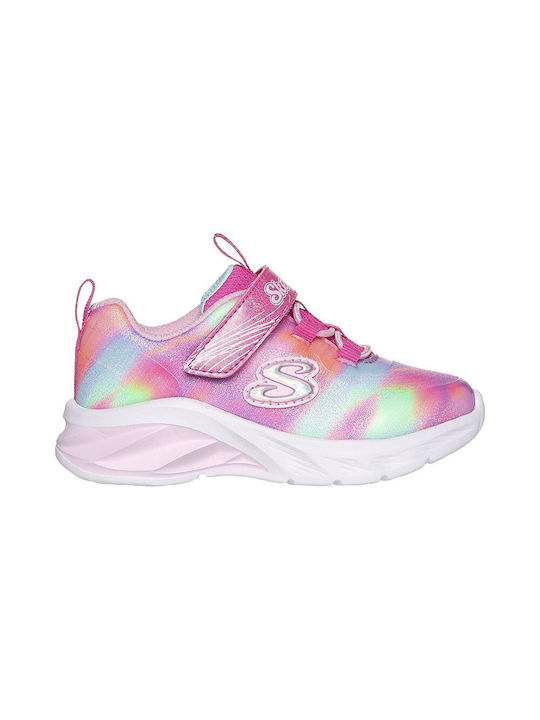 Skechers Παιδικά Sneakers Bungee Strap Sneaker W Ροζ
