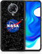 Smartfits Popart Nasa Umschlag Rückseite Schwarz (Poco F2 Pro)