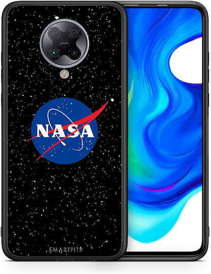 Smartfits Popart Nasa Umschlag Rückseite Schwarz (Poco F2 Pro)