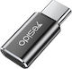 Yesido Μετατροπέας USB-C male σε Lightning female Γκρι 1τμχ