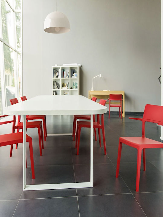 Scaun de exterior Polipropilenă Plus Roșu 58x55x84cm