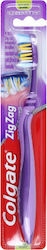 Colgate Zig Zag Manual Toothbrush Medium Purple 1pcs