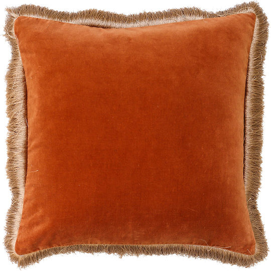InTheBox Μαξιλάρι Luxurius Terracotta 50x50εκ.