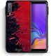 Smartfits Paint Umschlag Rückseite Rot (Galaxy A7 2018)
