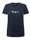 Pepe Jeans Damen T-Shirt Blau