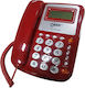 Corded Phone Office for Elderly Red 210122_r