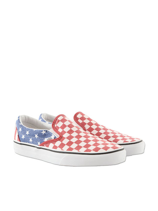 Vans Classic Damen Slip-Ons Rot