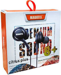 Madatel Cu fir În ureche Handsfree cu două căști cu mufă 3.5mm Argintiu