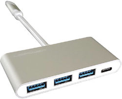LC-Power USB Hub 4 Ports (USB-C) lc-hub-c-pd-2 LC-Power USB Hub 4 Ports (USB-C) lc-hub-c-pd-2