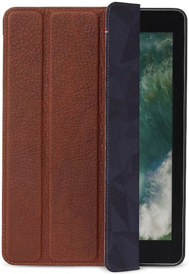Decoded Decoded Flip Cover Leder Dauerhafte Braune (iPad 2017/2018 9.7")