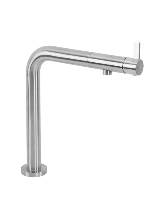 Rea Kitchen Faucet Counter Silver