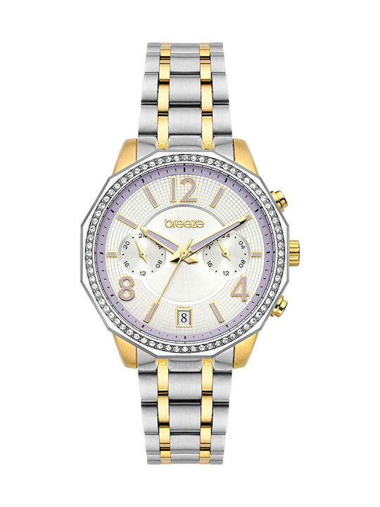 Breeze Women's Watch with Silver Metal Bracelet