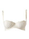 Balconette Balconette Bra without Padding Underwire Beige