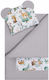 Qmini Baby Crib Bedding Set 2pcs Multicolour