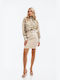 Freestyle Mini Skirt in Beige color