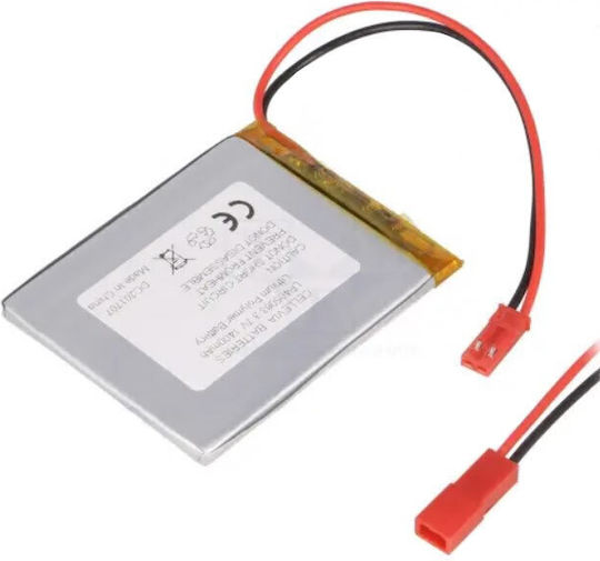 Cellevia 3.4x49x64.5mm Μπαταρία Li-Po 3.7V 850mAh 1S για Τηλεκατευθυνόμενο 2τμχ