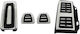 Дъска за крака за автомобил Ауди / Фолксваген / Седалка / Скода A3 / Голф / Леон / Октавия Сребрист 4бр