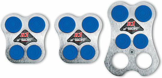 Racing Boy Car Pedal Set Universal Blue 3pcs